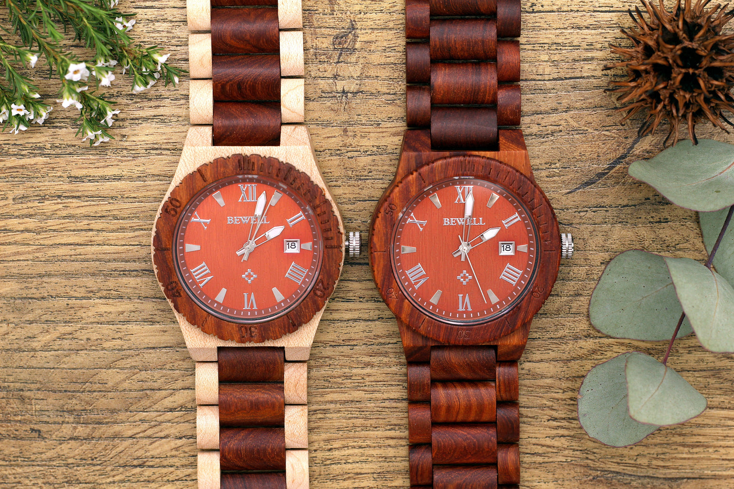 MANWOOD ROSEWOOD BRO Men's Wooden Watch