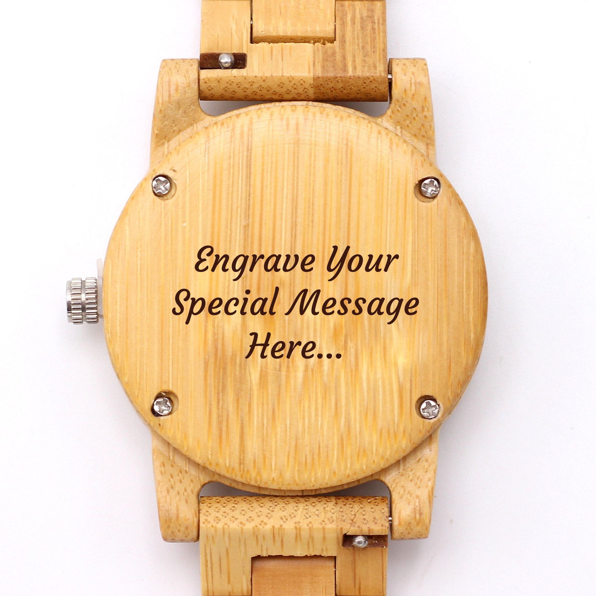 ECO HONEY Ladies Bamboo Watch with Wooden Strap - Hashtag Bamboo