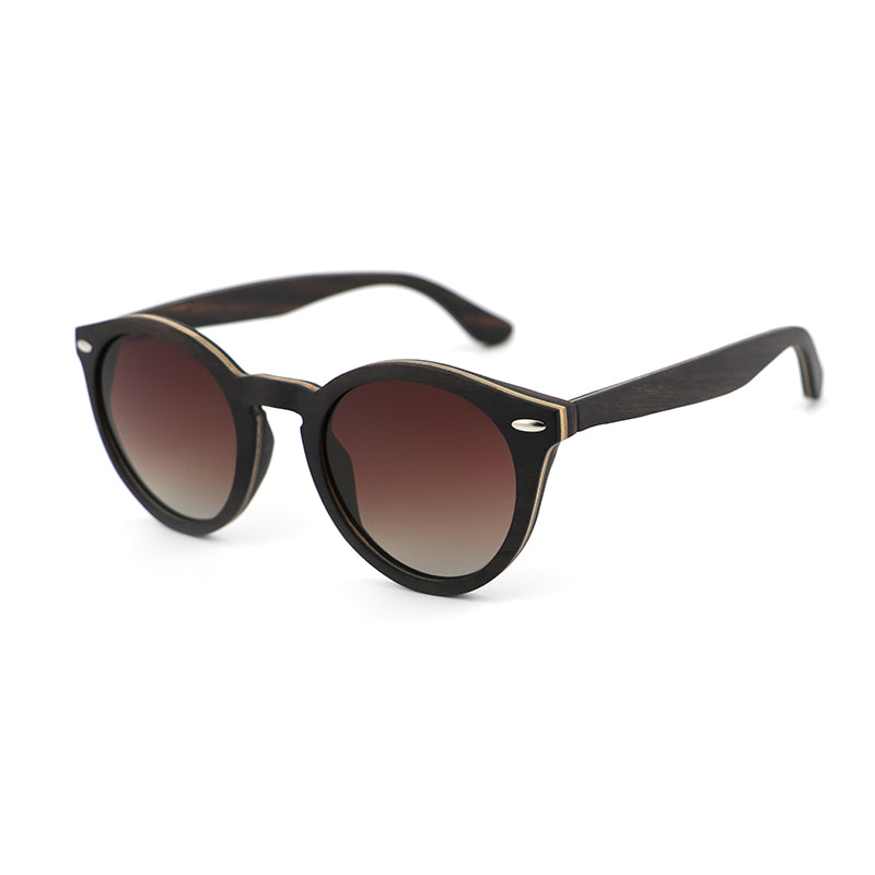 CORANA EBONY BROWN G5 Wooden Sunglasses Polarised Lens. Personalise them for R50.