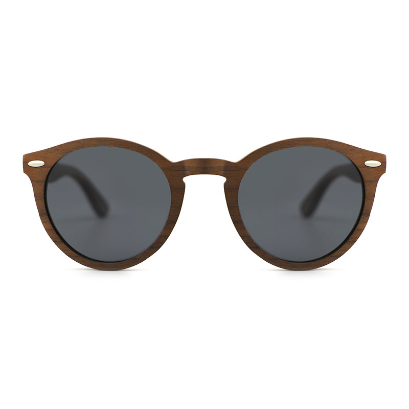 CORANA WALNUT Grey Wooden Sunglasses Polarised Lens. Personalise them for R50.