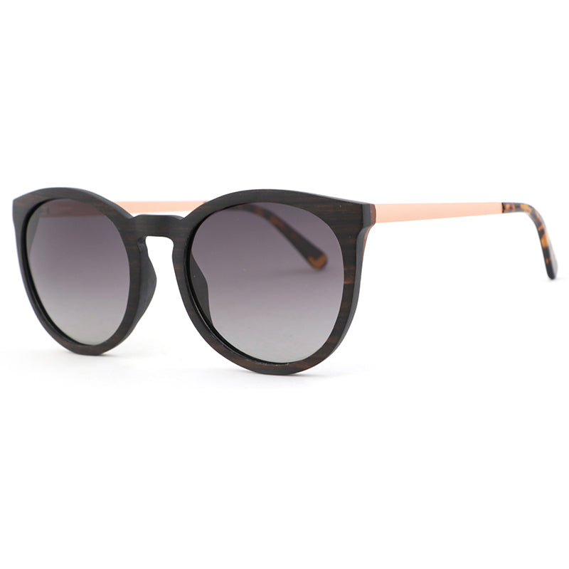 REBECCA EBONY G4 Ladies Wooden Sunglasses Polarised Lens