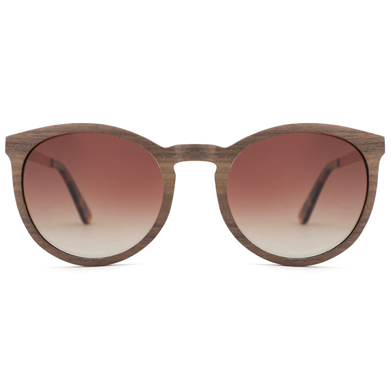 REBECCA WALNUT BROWN G5 Wooden Ladies Sunglasses Polarised Lens