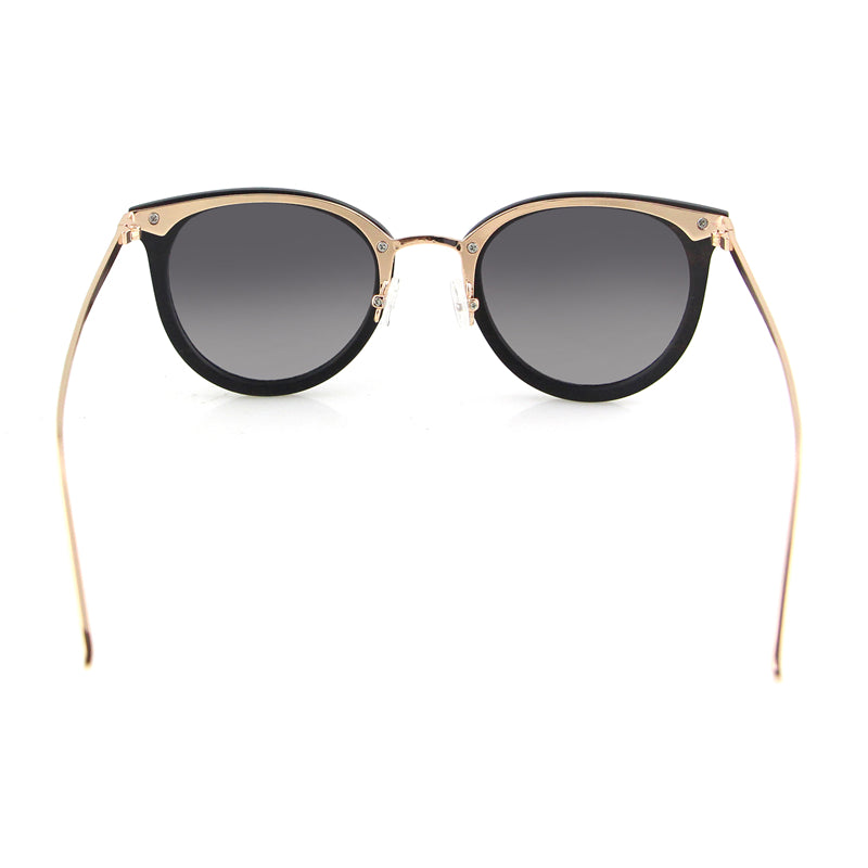 JACKIE O BLACK - Ladies Sunglasses Polarised Lens - Hashtag Bamboo
