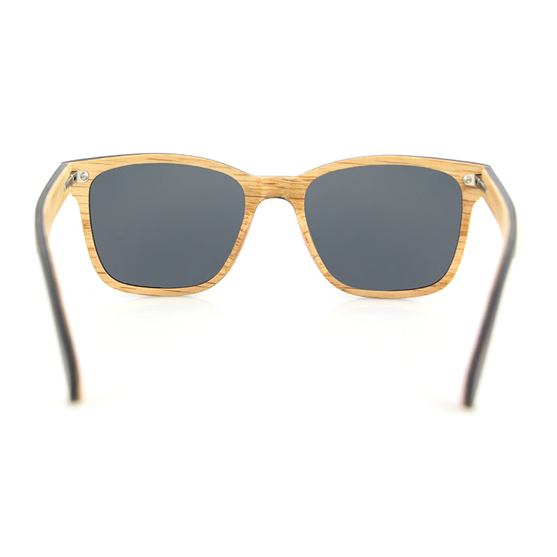 KENYA EBONY GREY Sunglasses Wood Polarised Lens - Hashtag Bamboo