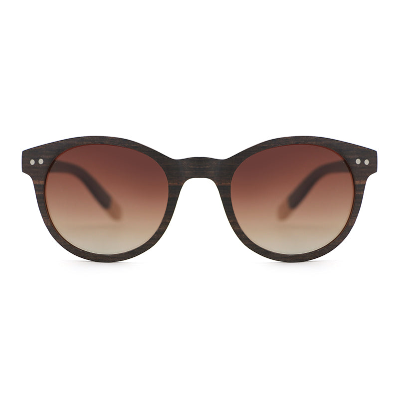 FLIRT MAPLE BROWN Ladies Wooden Sunglasses Polarised Lens