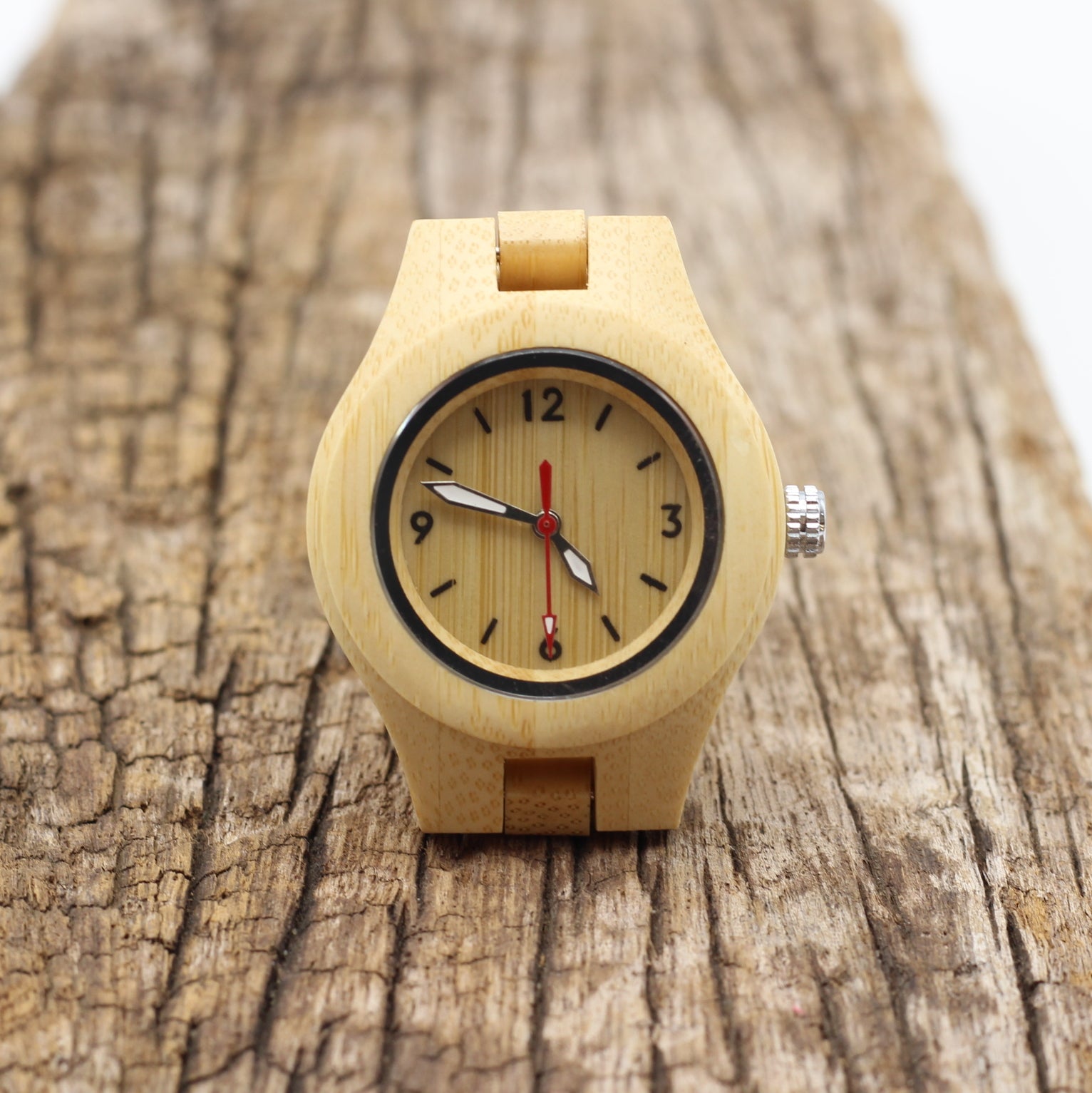 FEMWOOD Ladies Wooden Watch with Wood Strap- The ECO-JULE - Hashtag Bamboo