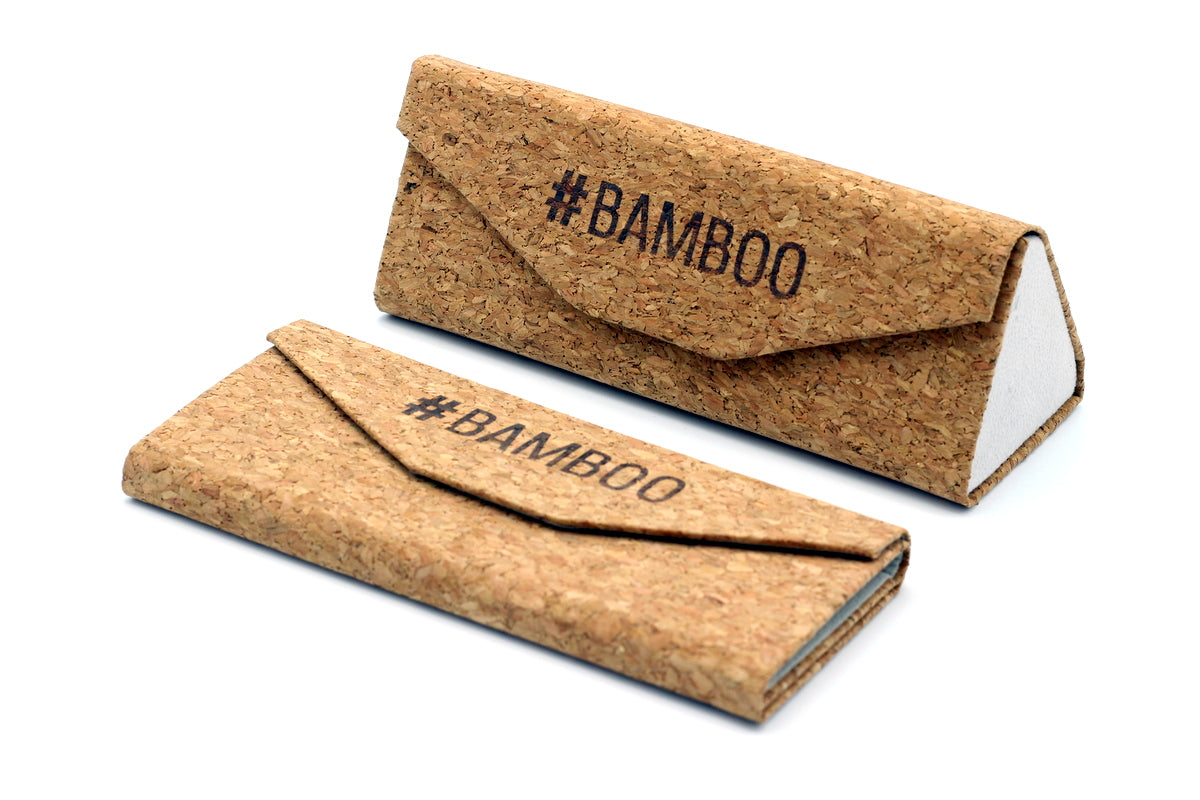 Add a #BAMBOO Sunglass Case to your order.  Folds up when not in use.