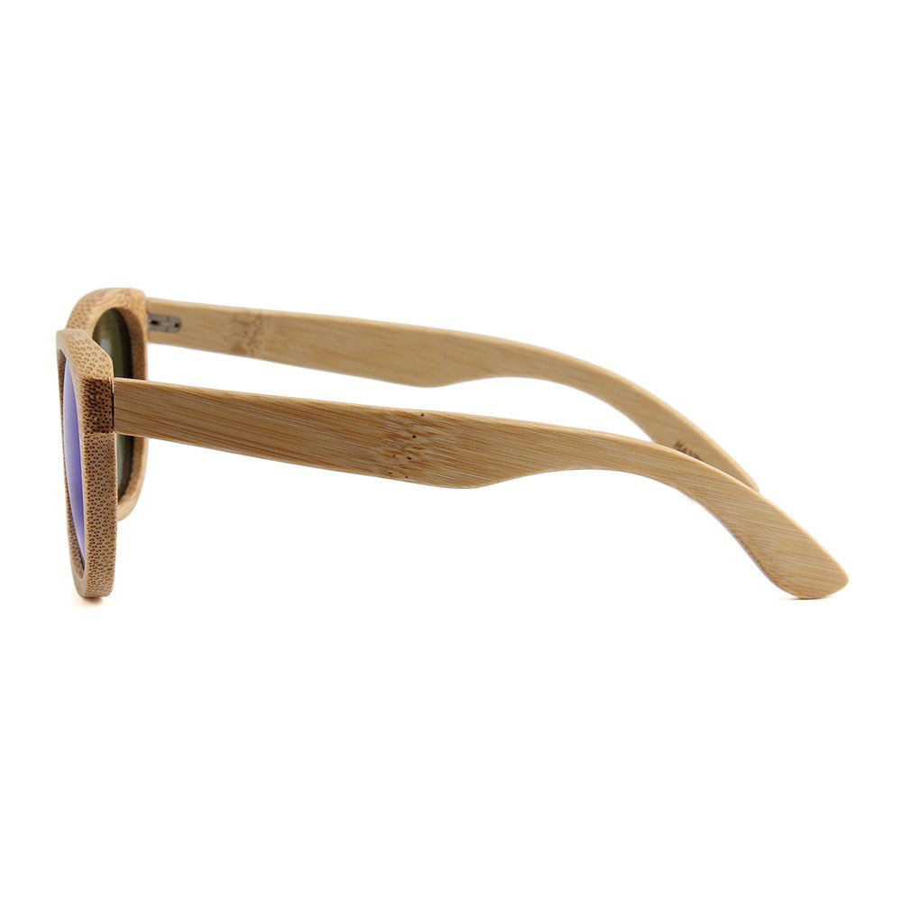 KAHUNA BLUE Bamboo Wayfarer Sunglasses - SPECIAL OFFER