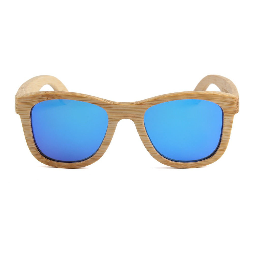 KAHUNA BLUE Bamboo Wayfarer Sunglasses - SPECIAL OFFER