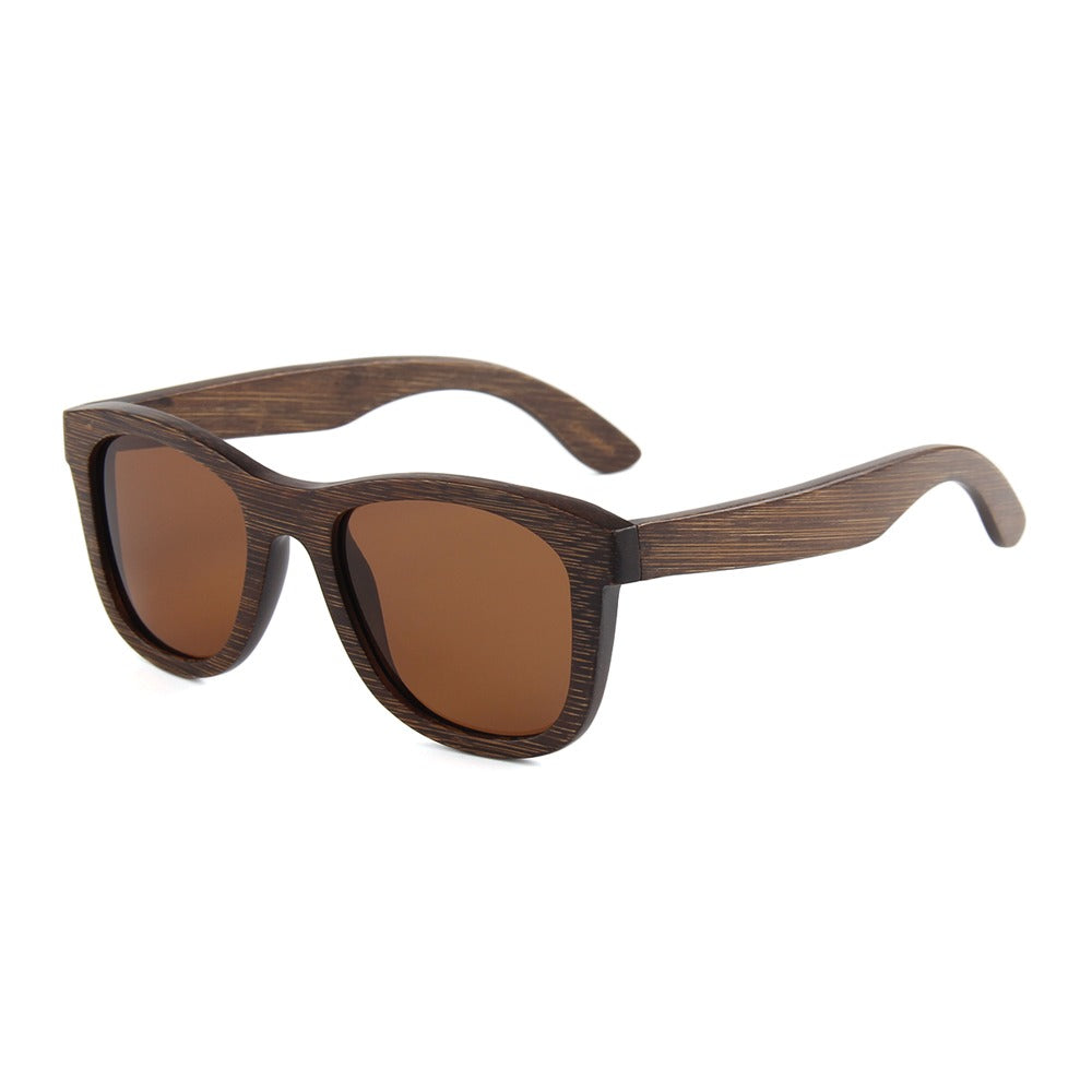 KAHUNA BROWN Bamboo Wayfarer Sunglasses - SPECIAL OFFER - Hashtag Bamboo