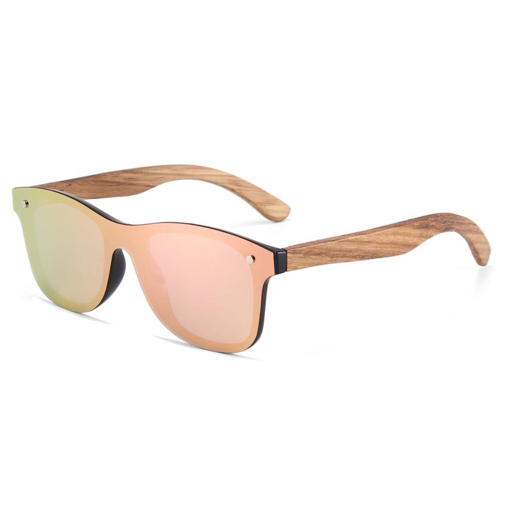 MATRIX PINK Sunglasses Polarised Lens and Wood Arms