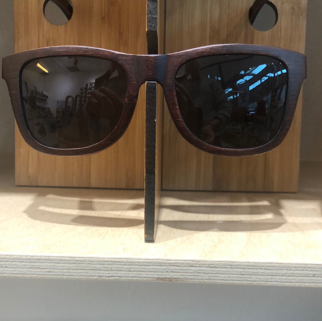 Solid Wood Sunglasses Men's 8936
