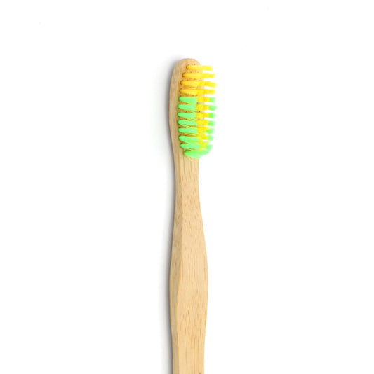 #BAMBOO Toothbrush - Adult Yellow/Green